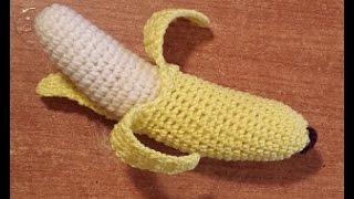 Banana Amigurumi  Tutorial uncinetto  plátano amigurumi [upl. by Ytiak]