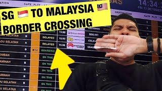 crossing my first border… Singapore 🇸🇬 to Malaysia 🇲🇾 [upl. by Ynar]