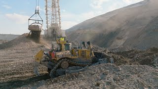 Cat Dozers  D11 and D10 Fleet at Callide Mine [upl. by Ximena473]