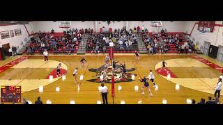 Bluffton High School vs OttawaGlandorf High School Womens Varsity Volleyball [upl. by Qiratla]