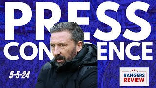 McInnes on Kilmarnock red and Rangers quality after Ibrox defeat [upl. by Medor]