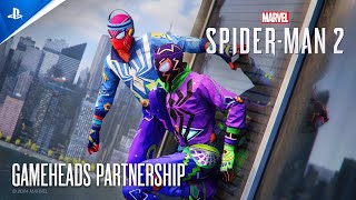 Marvel’s SpiderMan 2  Gameheads Partnership I PS5 Games [upl. by Mable632]