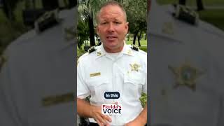 St Lucie County Sheriff quotcant thank Gov Ron DeSantis enoughquot for hurricane response [upl. by Byram]