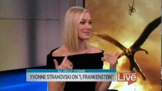 Yvonne Strahovski on I Frankenstein  NBC New York [upl. by Adalai187]