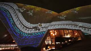 Badu Gili Projection Sydney Opera House [upl. by Ahsilaf]