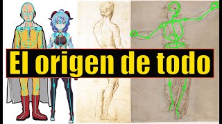 Cómo dibujar un cuerpo humano fácil 💪 Esqueleto base para dibujar anatomía I Cursos de dibujo online [upl. by Eseer223]