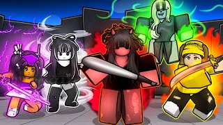 We Became TOXIC EGIRLS and DESTROYED PLAYERS in ROBLOX The Strongest Battlegrounds [upl. by Amerd]