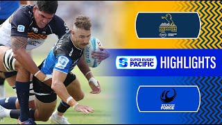 Super Rugby Pacific 2024  Brumbies v Force  Round 3 Highlights [upl. by Ferris]