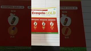 ecosprin gold 10 20 40 capsules മാറ്റം വന്നു [upl. by Aletse]