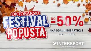 🍁 INTERSPORT oktobarski festival popusta počinje 🛍️ [upl. by Brian329]