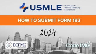 How to Submit Form 183Status Verification  Part 5 USMLEECFMG Application [upl. by Layor]