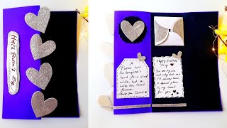 DIY Fathers Day CardSpecial Greeting Card For Fathers DayFathers Day Card IdeasTutorial [upl. by Lore]