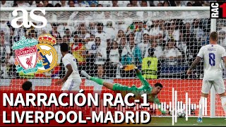 La NARRACIÓN de RAC1 de la FINAL de la CHAMPIONS RENDIDOS a la LOCURA de COURTOIS  Diario AS [upl. by Sevein565]