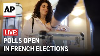 France elections 2024 LIVE Polls open in pivotal runoff vote [upl. by Thissa]