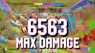 SF6 Lily Max Damage Combo  Season 2  Modern [upl. by Dolley]