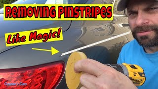 Removing Pinstripes or Decals With A Rubber Eraser is Easy [upl. by Madelene]