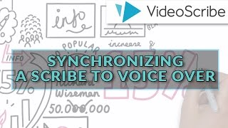 Synchronizing A Scribe To Voice Over In Videoscribe [upl. by Creight]