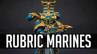 How to paint Thousand Sons Rubric Marines [upl. by Reinal240]