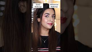 GenZ Vs Millennial Makeup Look😱😍  shorts  SUGAR Cosmetics [upl. by Alemaj855]