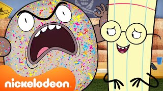 Rock Gets Glitter Stuck On Him ✨ BRAND NEW Rock Paper Scissors Full Scene  Nicktoons [upl. by Parry]