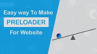 How To Make Website Preloader Using HTML CSS JS  Page Loading Website Loading Animation [upl. by Aicilf79]