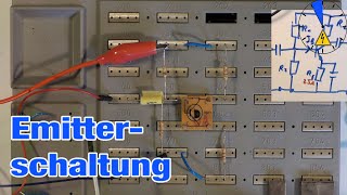 Emitterschaltung selber aufbauen und testen [upl. by Hoseia453]