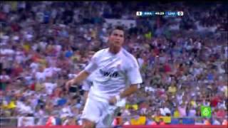 CRISTIANO RONALDO FIRST GOAL FOR REAL MADRID [upl. by Zwart]