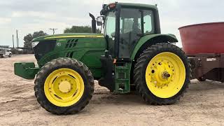 Lot EA0219 John Deere 6155M Tractor [upl. by Attelrahs]