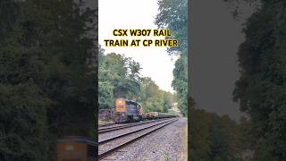 CSX W207 RAIL TRAINBAT CP RIVER [upl. by Dnalyr963]