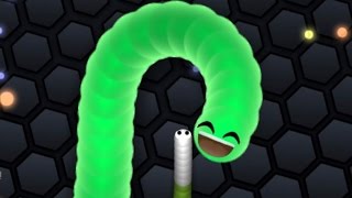 Slitherio EPIC TRICK Slitherio Gameplay [upl. by Sredna]