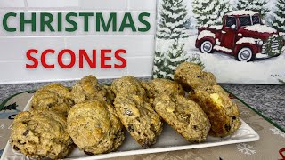 Festive Christmas Scones Recipe  Merry Christmas [upl. by Annoed]