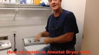 Ray Install Kit Al Metal Dryer Vent [upl. by Berkshire]