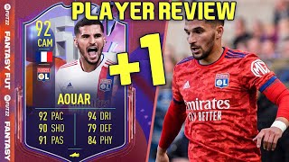 ELITE UPGRADE ⭐ 92 FANTASY FUT AOUAR PLAYER REVIEW FIFA 22 ULTIMATE TEAM [upl. by Brett]