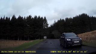 Kielder Forest Driving  through Scottish border to Saughtree [upl. by Thirzia]