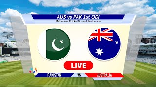 🔴Pak vs Aus Live  1st ODI  Pakistan vs Australia Live Cricket Match Today Score amp Commentary [upl. by Akinaj785]