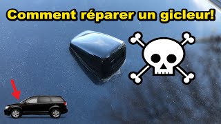 COMMENT RÉPARERCHANGER GICLEUR LAVEVITRE [upl. by Peggir]