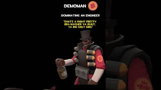 Demoman  Dominating An Engineer  Demoman Voice Lines [upl. by Adnal171]