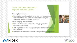 The Role of SLT in Managing Glaucoma  NIDEK Webinar [upl. by Eintruok]