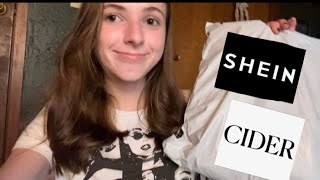 Shein amp Cider Haul [upl. by Anail]