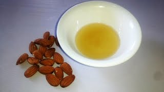 How to make Almond oil at home for skin and hair [upl. by Eneloj]