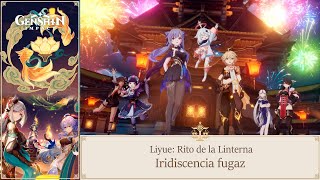 HISTORIA GENSHIN IMPACT  Rito de la Linterna  Iridiscencia fugaz  EVENTO 2° año  Voz 🇯🇵  60 fps [upl. by Kirre166]