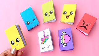 DIY Mini Notebooks One Sheet of Paper  DIY BACK TO SCHOOL [upl. by Curley]