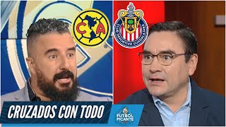 NUEVA PELEA entre Álvaro Morales y Pietrasanta por favoritismo de América y Chivas  Futbol Picante [upl. by Bullough]