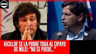 Kicillof SE LA PUDRIÓ TODA al CIPAYO DE MILEI quotNo se puede tener como ídola a Thatcherquot [upl. by Ainitsirhc]