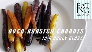 OvenRoasted Carrots in a Honey Glaze  Hero the carrot [upl. by Atirabrab193]