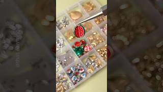 Making a Necklace 🍉 handmadejewellery smallbusiness handmadenecklace statementnecklace beads [upl. by Wulfe]