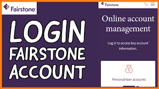 How to Login in Fairstone Account Fairstone Account Sign in Tutorial 2024 [upl. by Iharas]