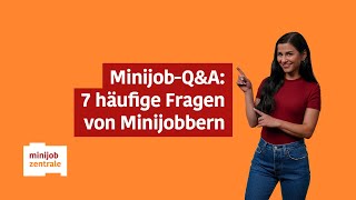 Du fragst wir antworten 7 häufige Fragen von Minijobbern rund um den Minijob [upl. by Avlis]