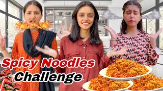 Spicy Noodles Challenge 🍜  9th Walo Chandraat Mubarak [upl. by Eynobe]