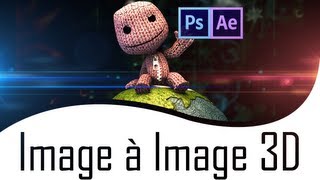 Tutoriel PhotoshopAfter Effects  Comment transformer une image en effet 3D [upl. by Hamirak]